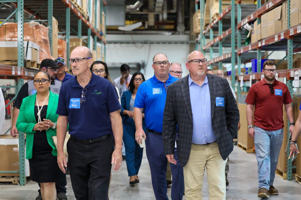 Massachusetts State Rep. Estela Reyes was among a group that toured the Bigbelly U.S. manufacturing facility June 10.