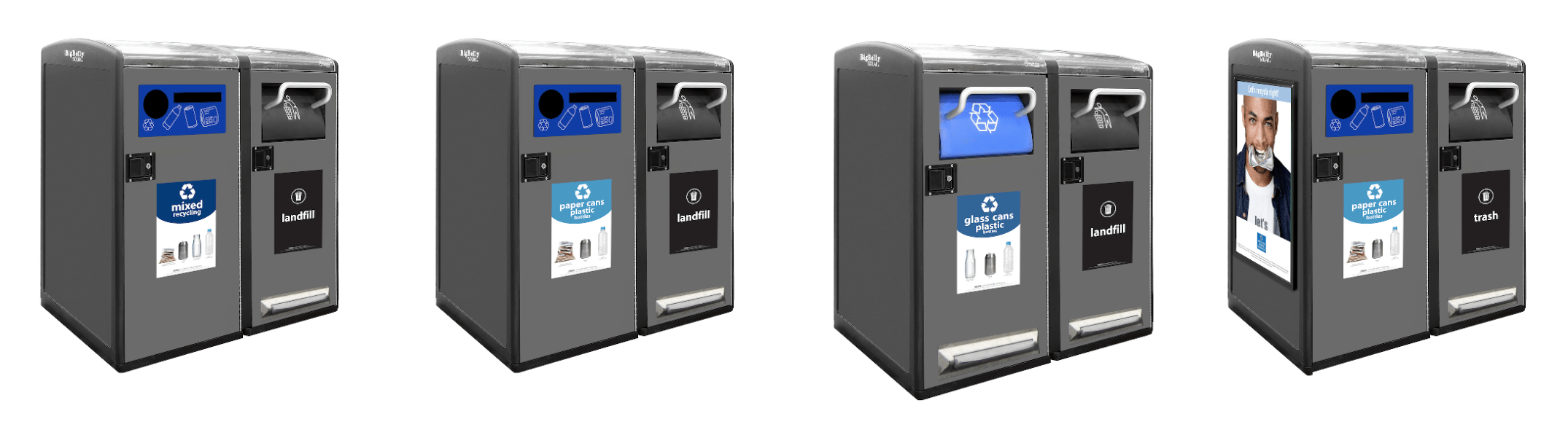 Recycle Across America Standardized Labels for Bigbelly Smart Waste and Recycling Bins