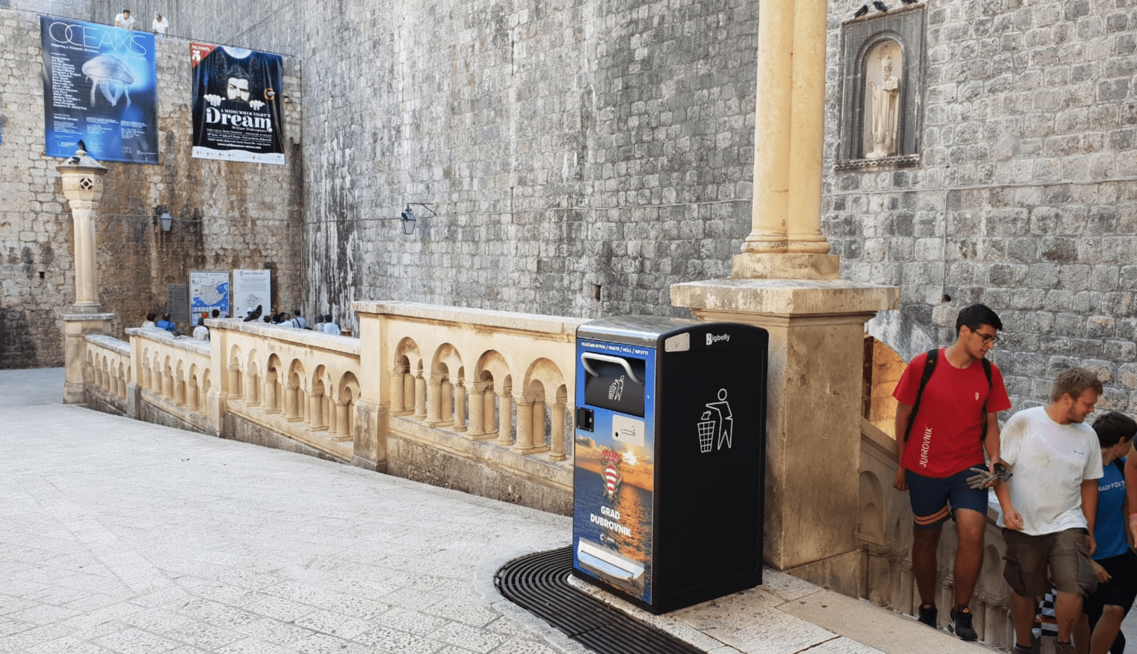 Bigbelly in Dubrovnik, Croatia